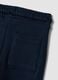 Blue pure cotton jogger trousers with teddy bear print, regular fit, for baby boy_3