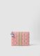 Pink pure cotton pouch with pompom_0