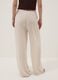 Pantaloni bianchi in pura viscosa con coulisse relaxed fit_2