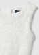 White pure cotton dress regular fit for girls_2