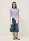 Baggy shorts in pure blue denim cotton_0