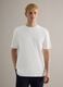 White cotton crew neck T-shirt, regular fit_2