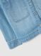 Girls' Blue Pure Cotton Shirt Regular Fit_3