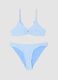 Blue striped bikini for girls_0