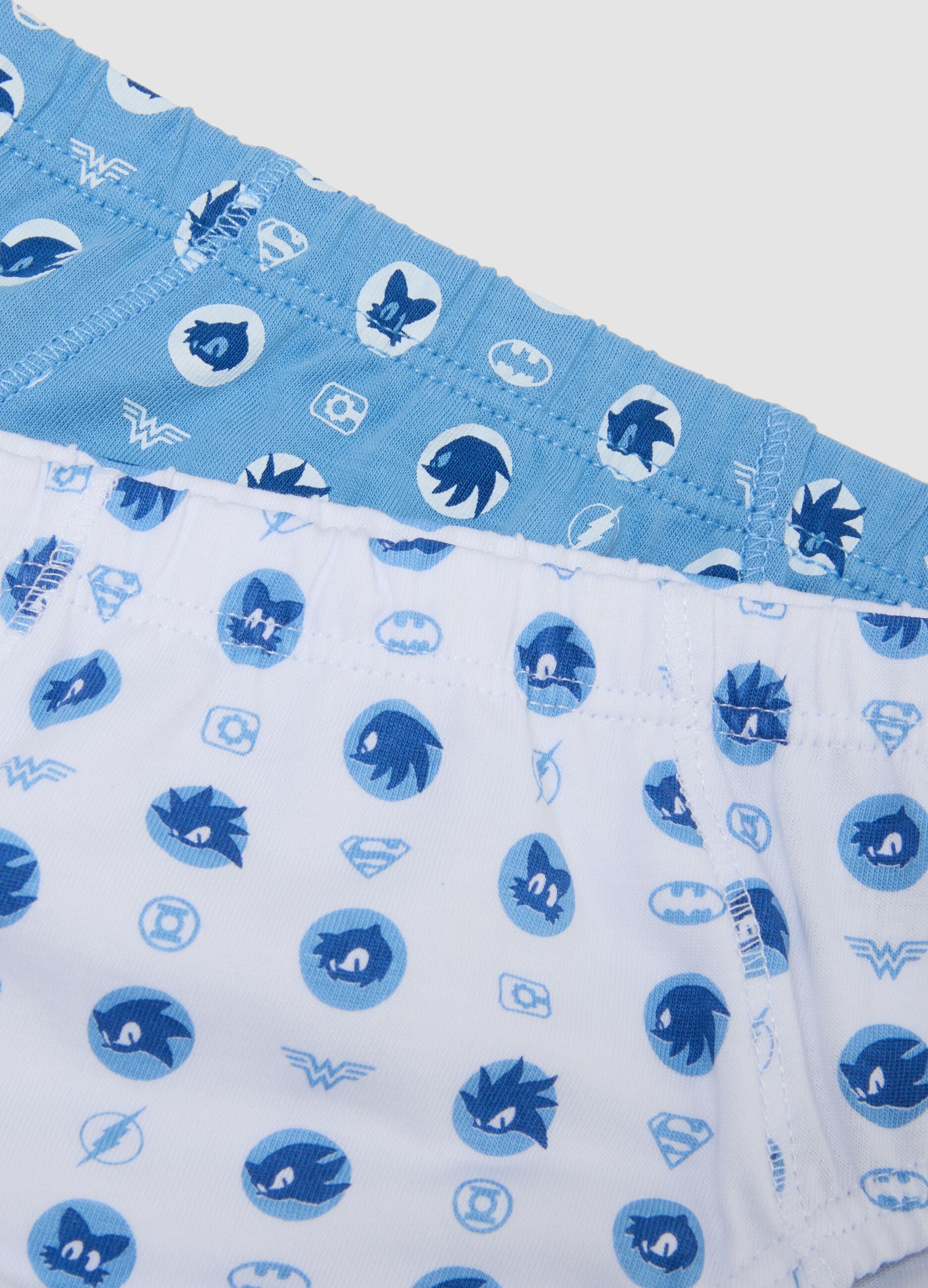 Five-pack of multicolour organic cotton briefs