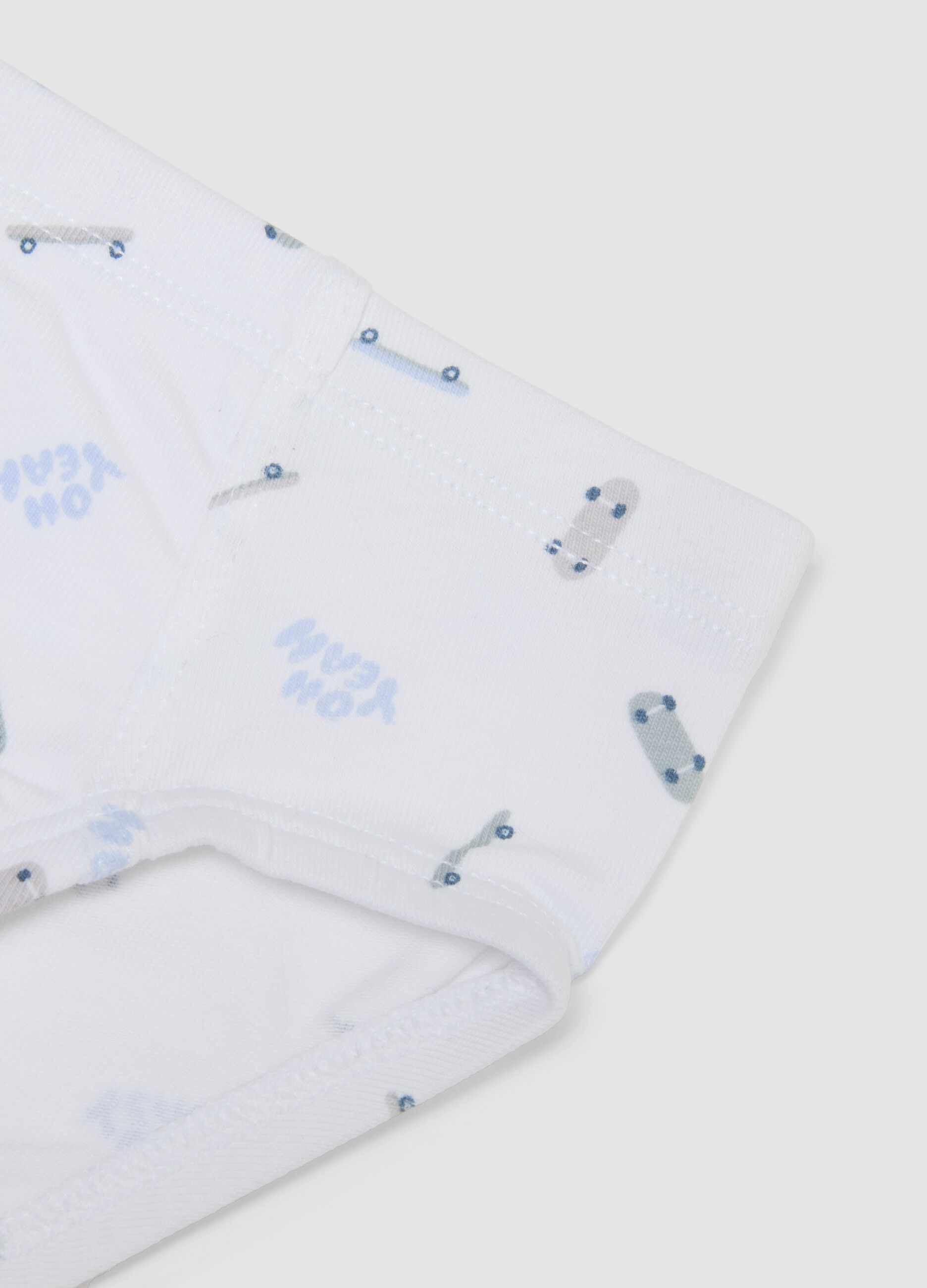 3-pack of multicolour organic cotton jersey briefs