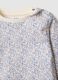 Multicoloured pure cotton newborn pyjamas with floral design_2