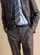 Grey stretch viscose suit with classic lapel_3