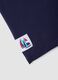 Blue pure cotton kids&rsquo; T-shirt with oversized fit_2