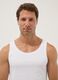 White Supima cotton vest top, regular fit_1