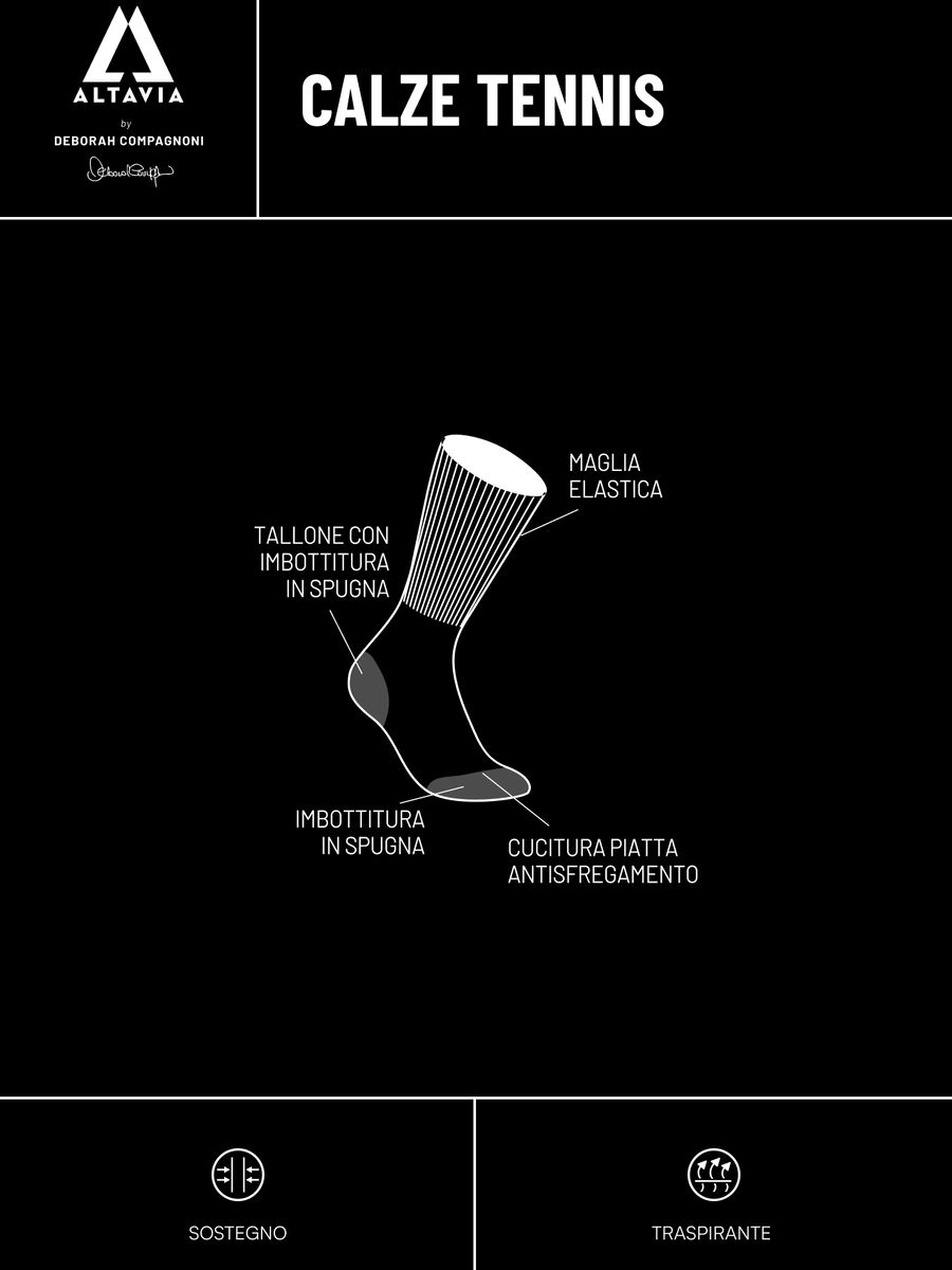 ALTAVIA WITH DEBORAH COMPAGNONI Tie-Dye Effect Tennis Socks_3
