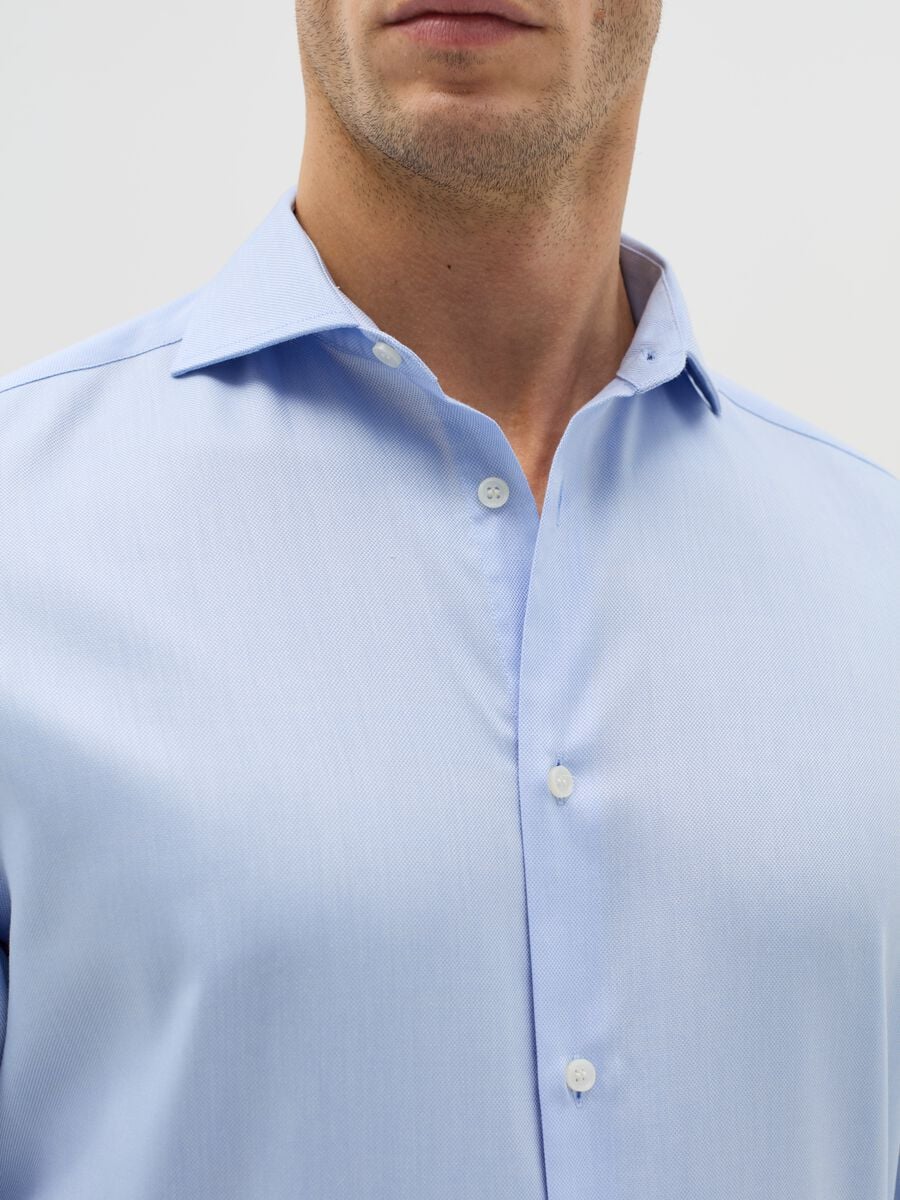 Regular-fit shirt in easy-iron Oxford cotton_1