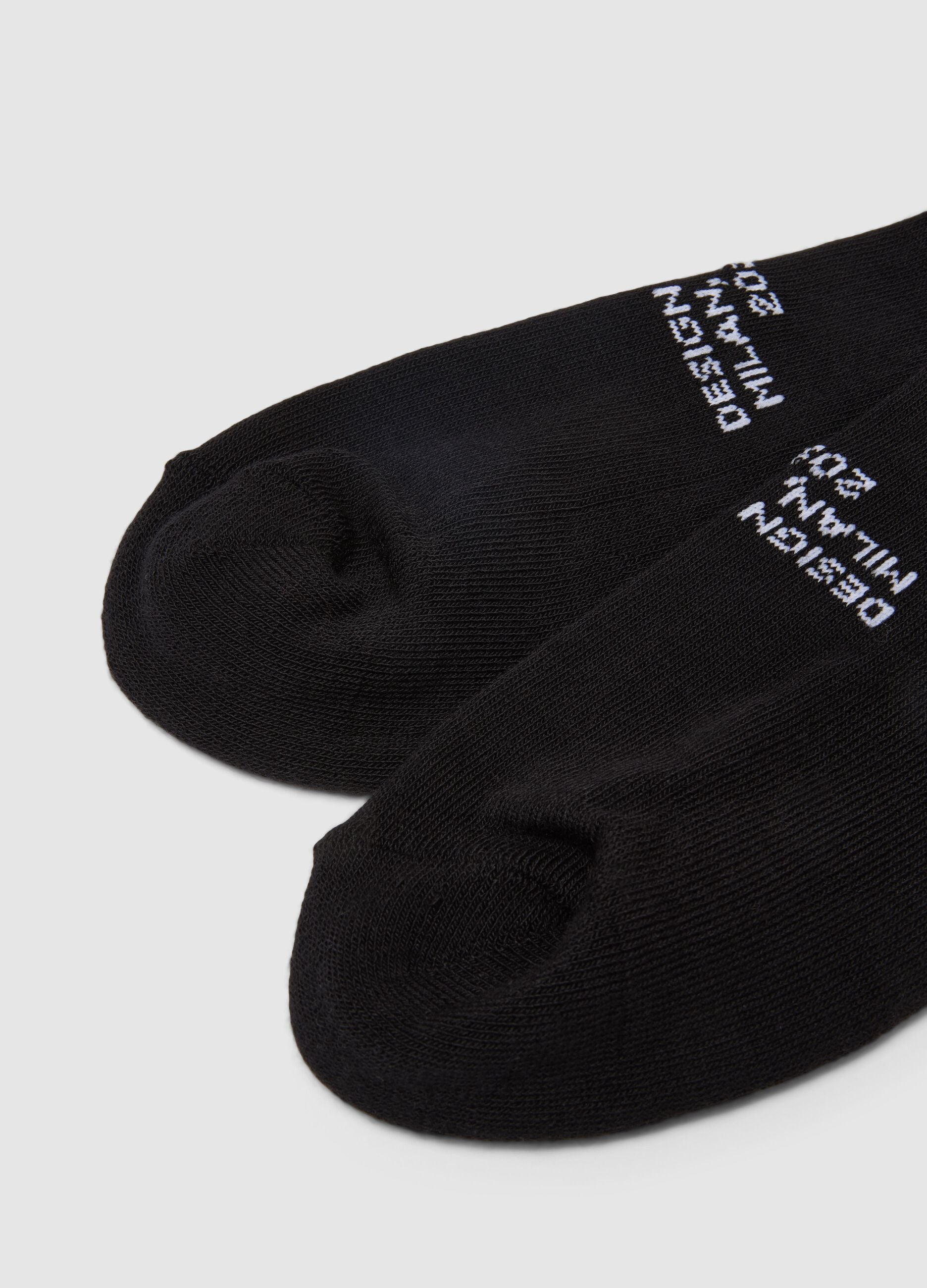 Bipack Black Padded Socks