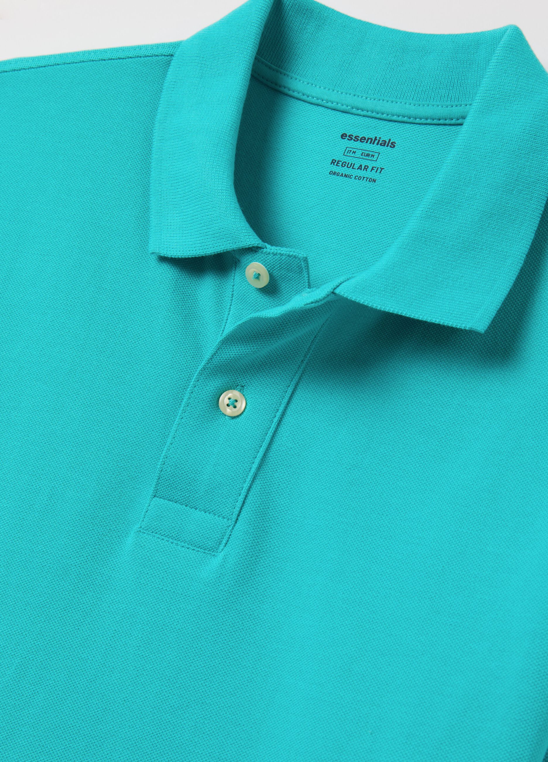 Organic cotton regular-fit polo shirt