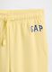 Boys' Regular Fit Yellow Cotton Blend Jogger Trousers_4