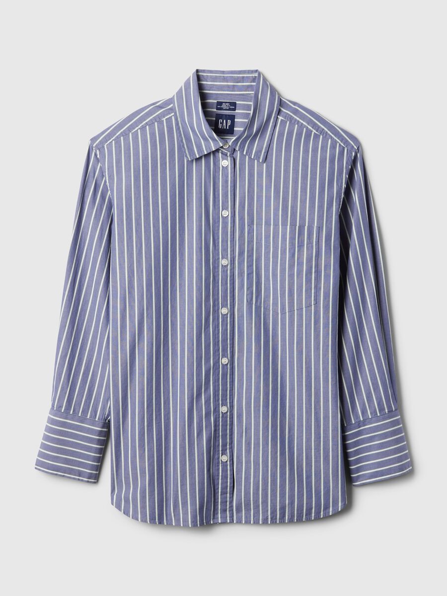 Oversized striped shirt_4