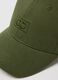 Regular fit green pure cotton baseball cap_2