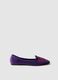 Purple Friulian shoes with floral embroidery_0