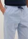Multicolour striped pure cotton pyjama shorts regular fit_3