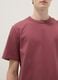 Regular fit red pure cotton short sleeve t-shirt_3