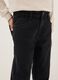 Black cotton blend regular fit jeans for boys_2