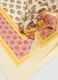 Multicolour pure cotton scarf with floral pattern_2