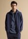 Breathable blue full-zip in 2-way stretch fabric_2