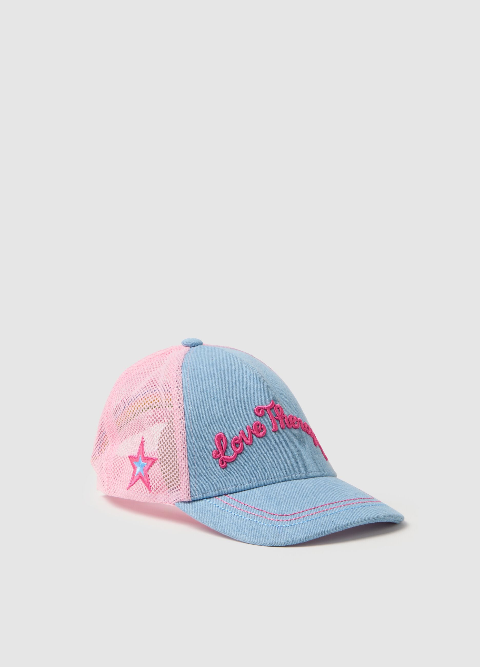 Cappello in puro cotone multicolor per bambine