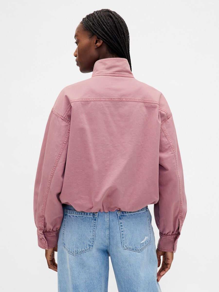 Slim Pink Cotton Jacket_1