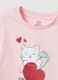 Girl's multicolour pure cotton t-shirt and shorts set, regular fit_2