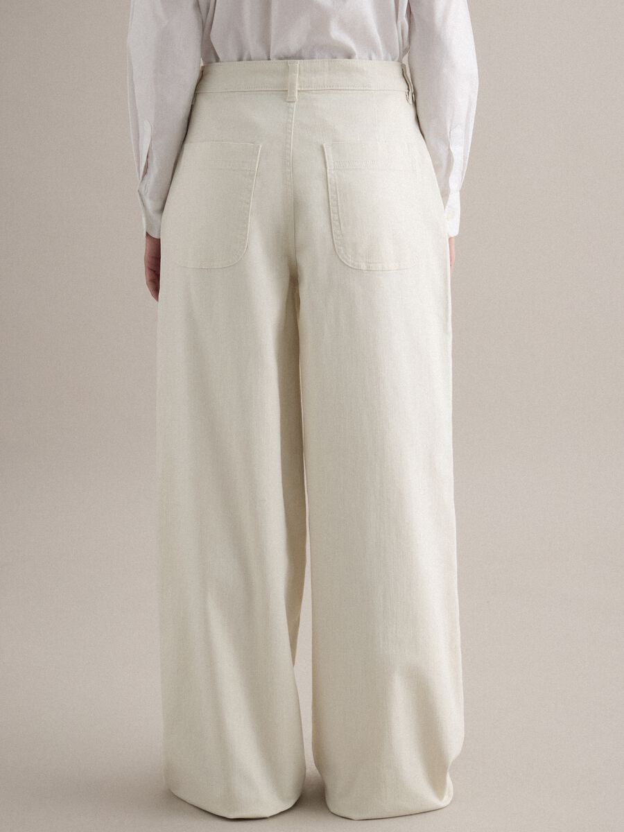 White Stretch Cotton Chinos Regular Fit_2