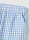 Multicolour check pure cotton pyjama trousers regular fit_5