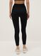 Slim Fit Black Long Sports Leggings_2