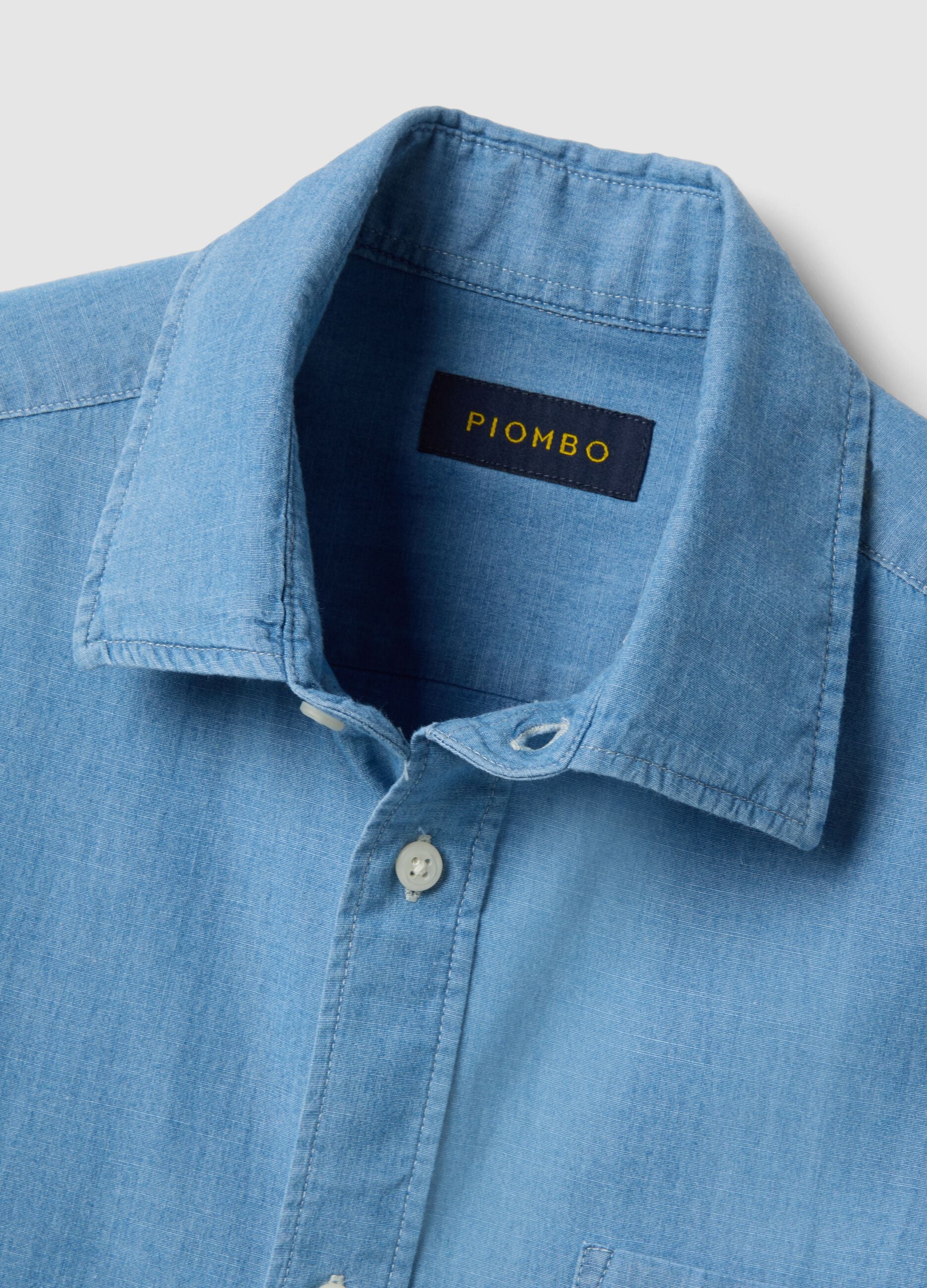 Light wash pure cotton shirt
