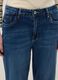 Wide-leg trousers in blue stretch cotton denim blend_3