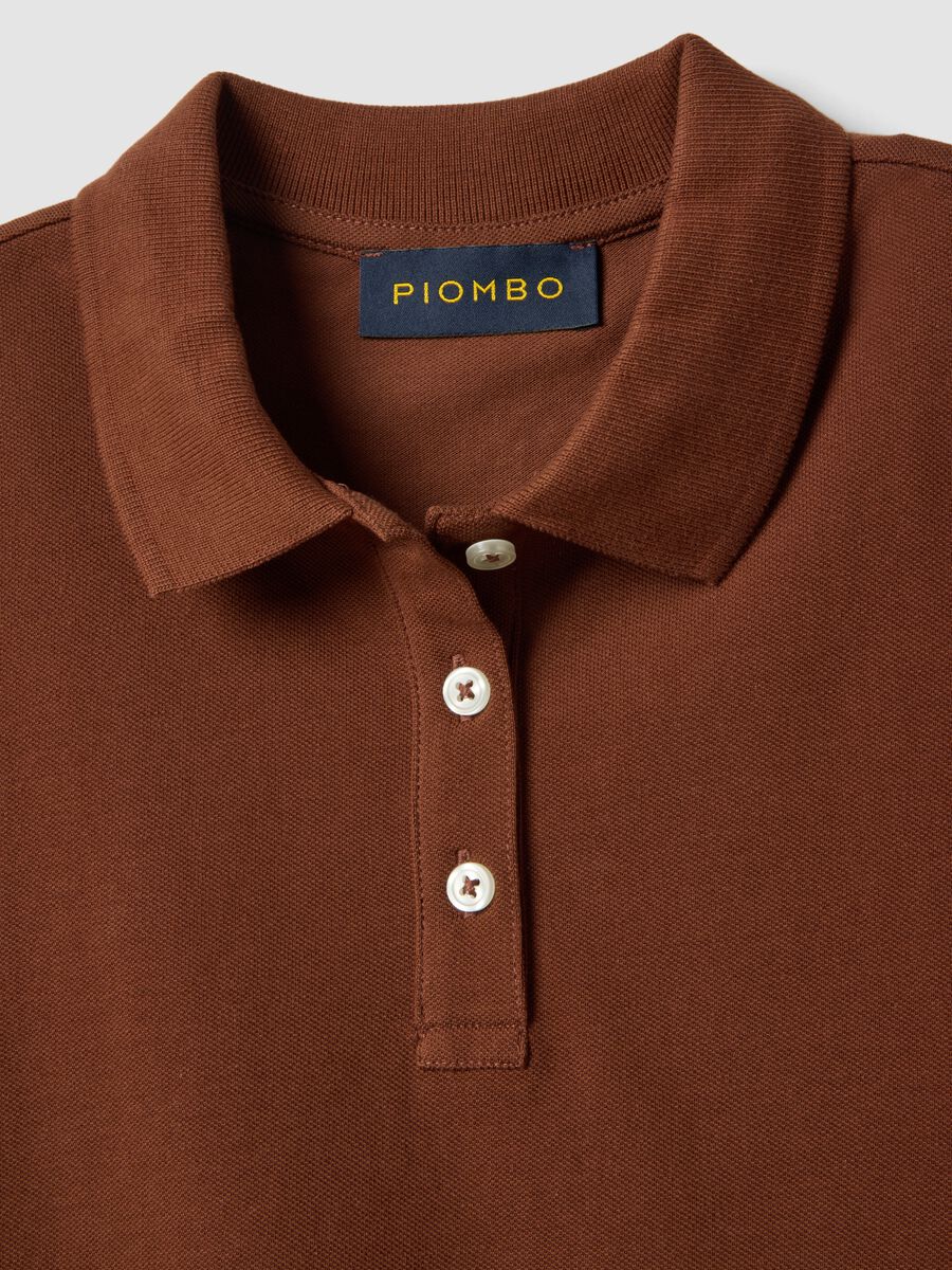 Sky blue regular-fit polo in 100% organic cotton_5