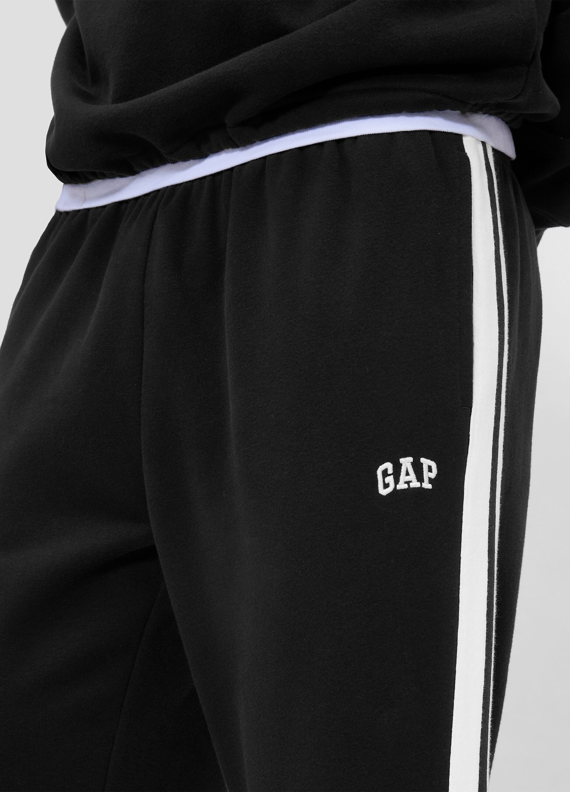 Black jogger trousers
