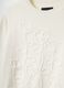 White pure cotton sweater with floral design regular fit_5