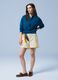 ALTAVIA SAILING blue long-sleeve polo shirt in pure cotton_1