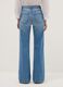 Blue denim bootcut jeans_2