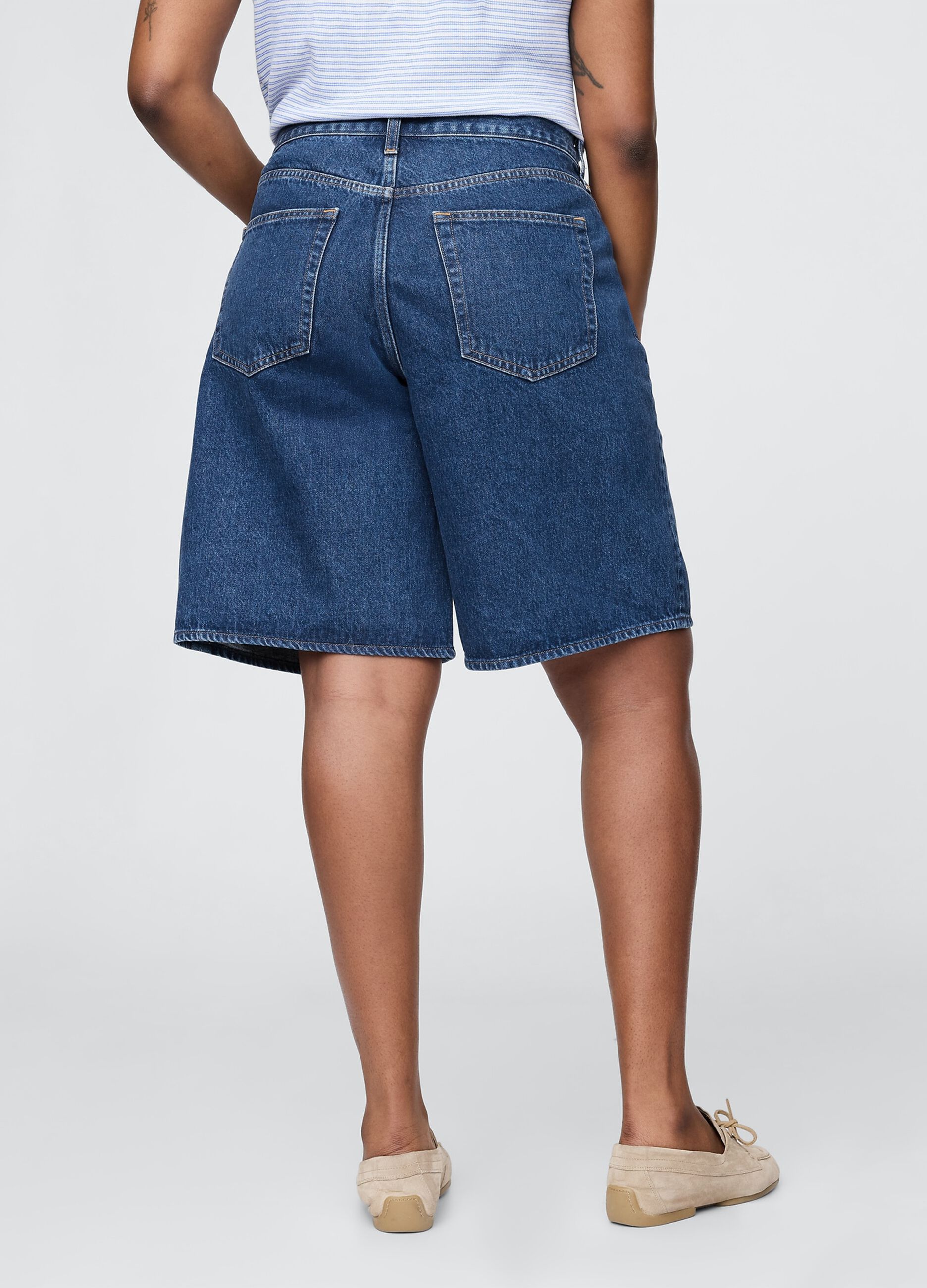 Blue Denim Shorts