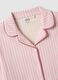 Multicolour striped pyjamas in pure cotton regular fit with V-neck_5