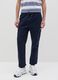 Blue cargo joggers with drawstring_1