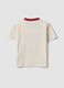 Beige pure cotton T-shirt with adventure print_1