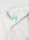 White padded jacket in organic cotton blend with Mickey embroidery for baby_3