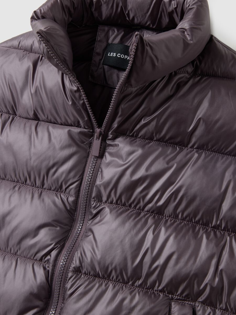 Purple padded jacket regular fit_5