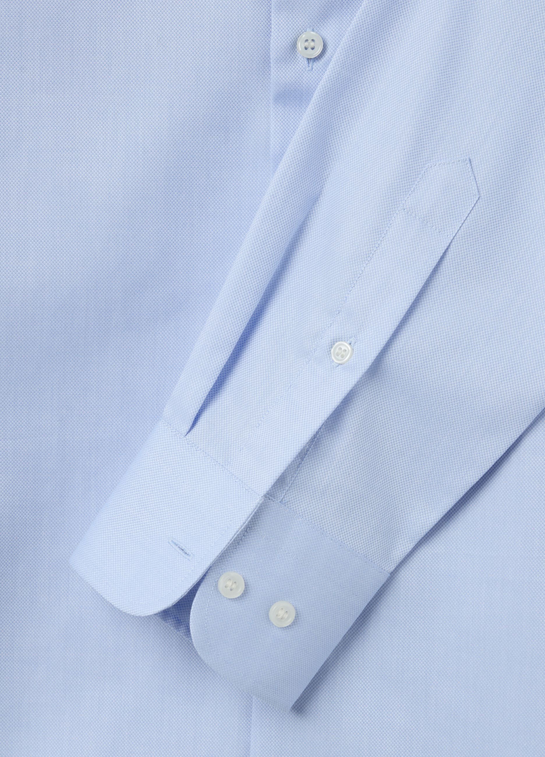 Regular-fit shirt in easy-iron Oxford cotton