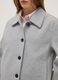 Grey regular fit short coat with buttons_3