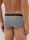 Tripack of multicoloured check pattern briefs in stretchy cotton with regular fit_2