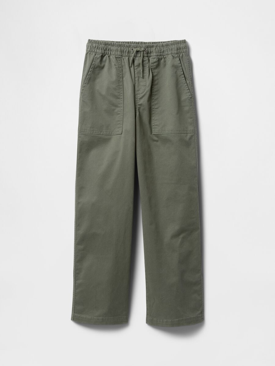Boys' Green Cargo Trousers by GAP Kids_4